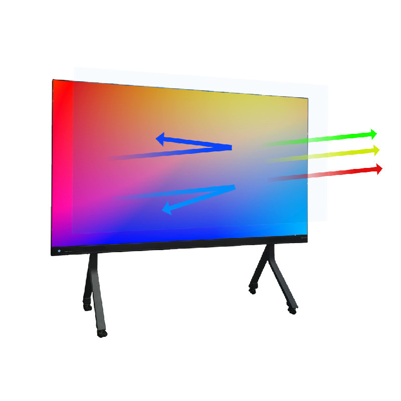 COB packaging all-in-one machine LED display screen 2K high-definition 135 inch giant screen with built-in computer system conference room touch screen