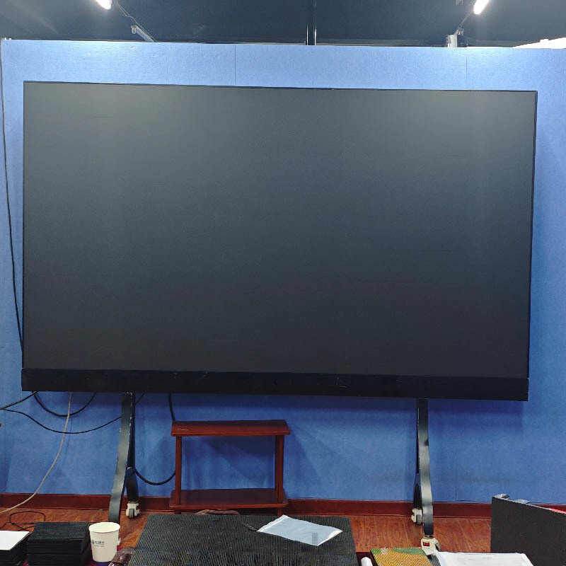 COB packaging all-in-one machine LED display screen 2K high-definition 135 inch giant screen with built-in computer system conference room touch screen