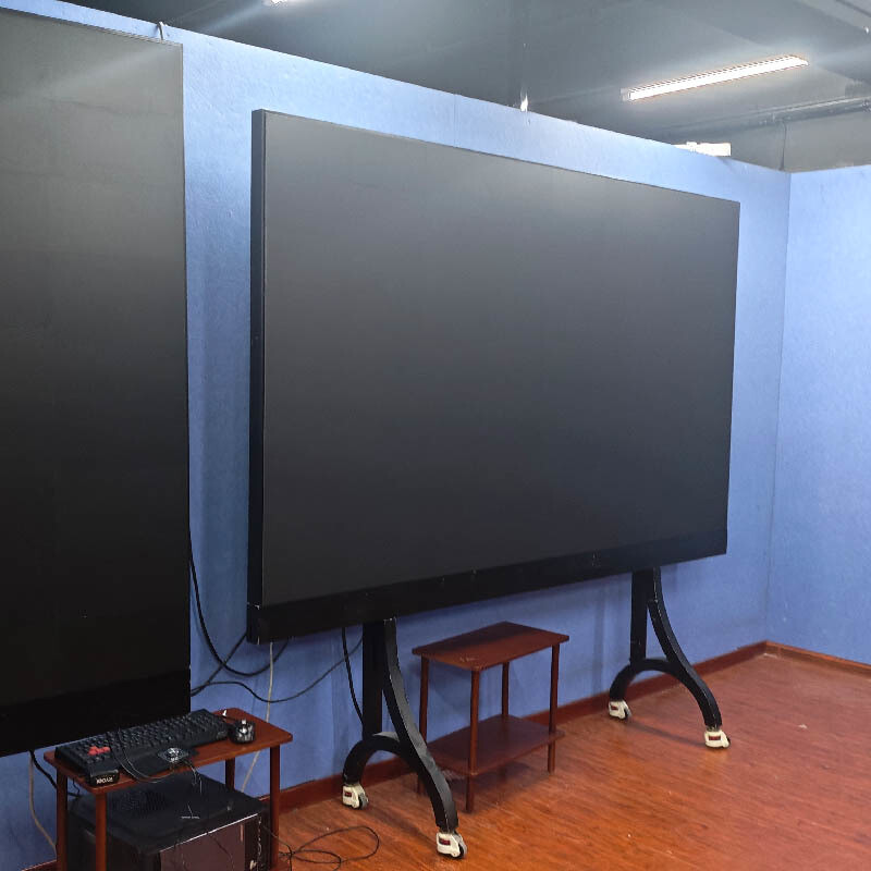 COB packaging all-in-one machine LED display screen 2K high-definition 163 inch giant screen with built-in computer system conference room touch screen