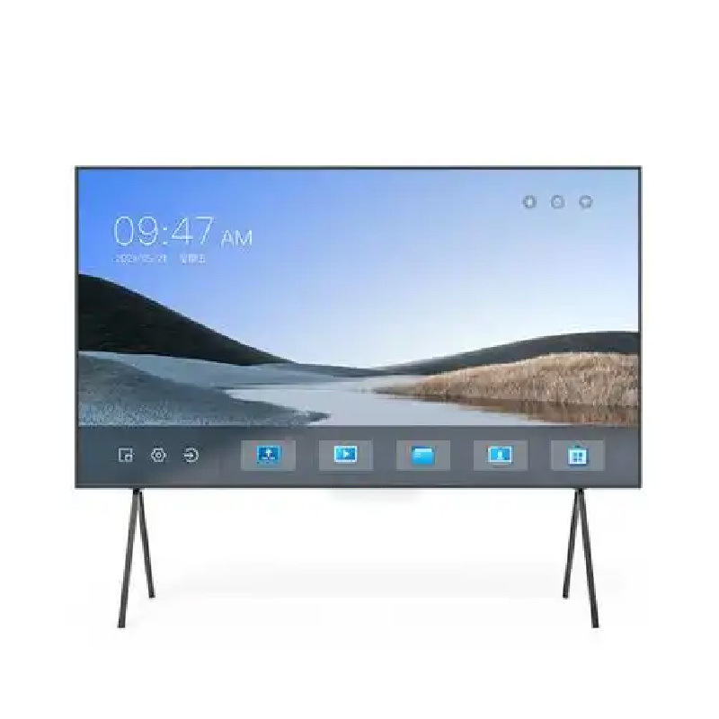 COB packaging all-in-one machine LED display screen 2K high-definition 163 inch giant screen with built-in computer system conference room touch screen