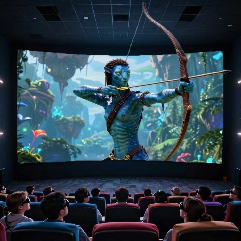 Passive optical 3D display LED screen, P1.5 pitch high-definition eye protection, high refresh rate, high-definition stereoscopic display,Left-right format/Top-bottom format,3D/2D switching