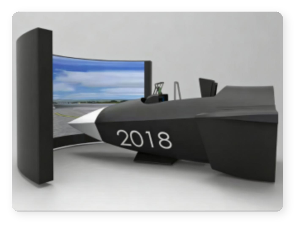 High Brightness Aerospace 3D Display | 2D 3D One-Click Switch For Flight Simulation