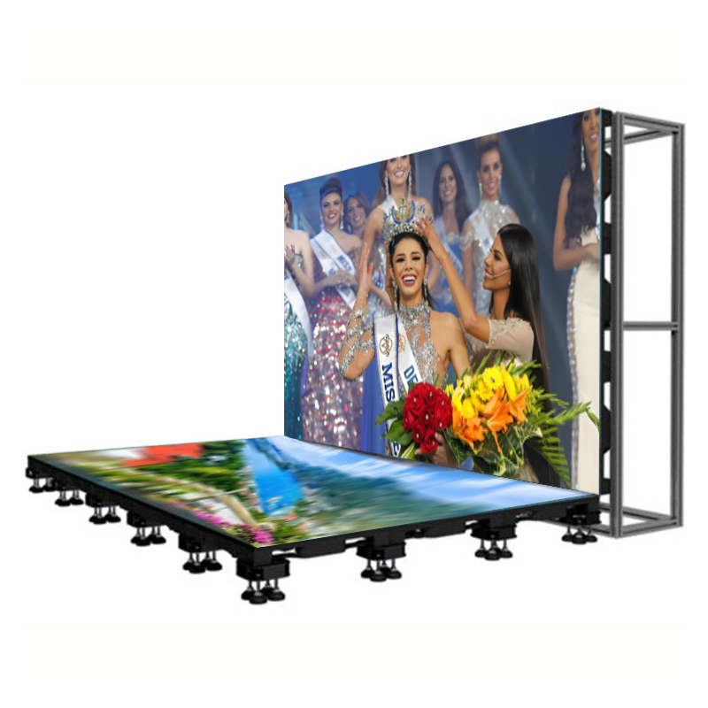 Dynamic Led Table Screen Mall Stage Floor Dynamic Electronic Display Waterproof Interactive ...