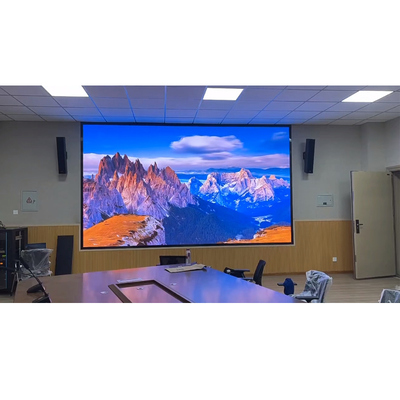 Meeting Room Hotel Reception Full Color HD Video Wall Panel COB P1.25 ...